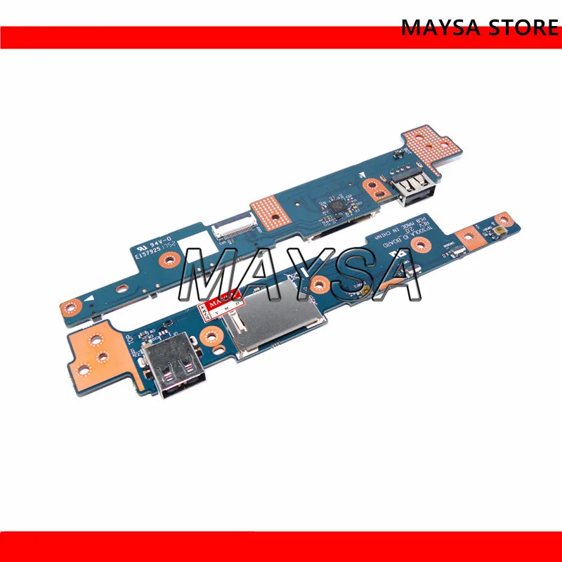 Плата USB SD IO для ноутбука Asus TP300LA TP300LD Q302U Q302UA Q302 Q302L Q302LA MB PN TP300LA_IO_BOARD 100% работает |