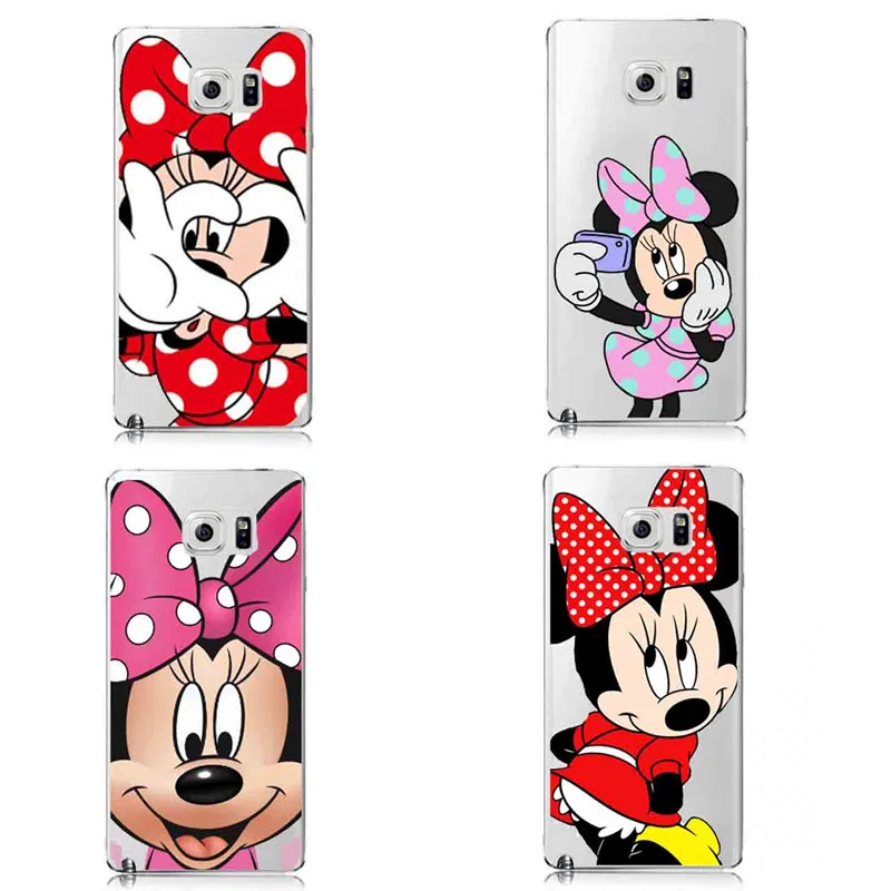 Funny mickey Minnie Emoji Mickey Mouse Princess Cover For Samsung A3 A5 A7 A8 J1 J5 J7 Note 7 4