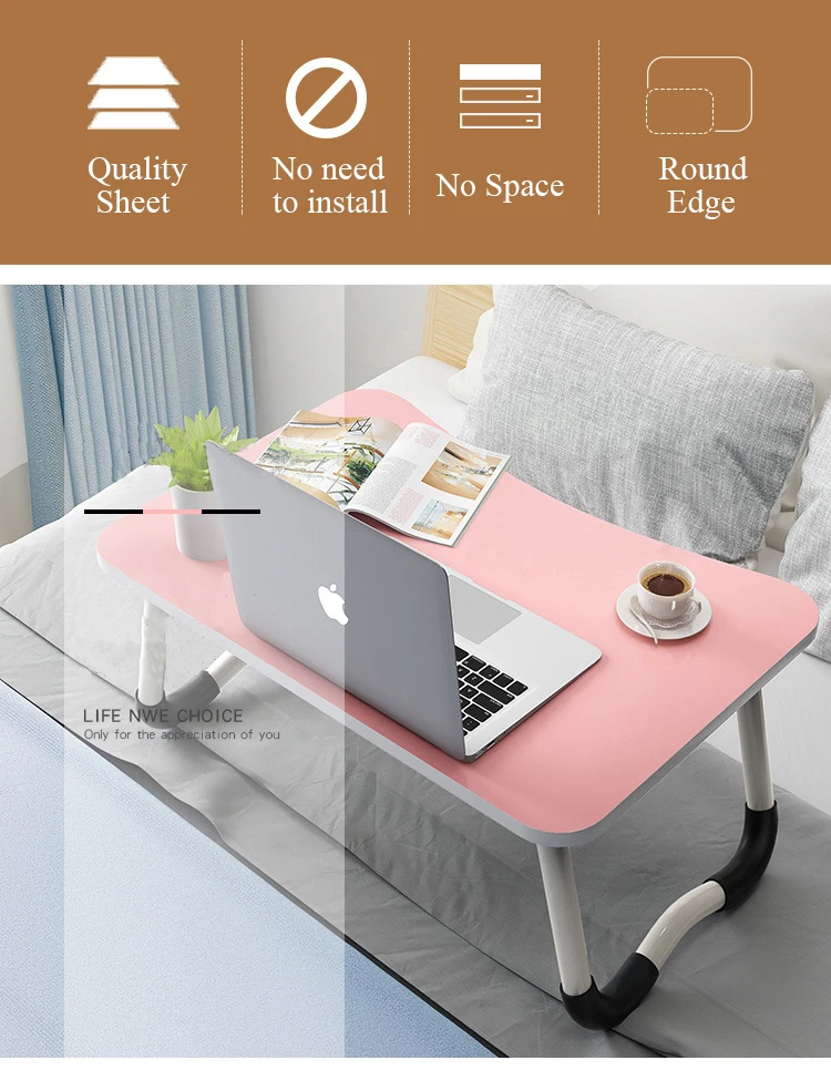 Suporte de Laptop Dobrável Ergonômico Portátil Cama Mesa Notebook Tablet Computador de Mesa Mesa para Mobiliário de Casa para o Sofá Cama 10 Dobrável portátil suporte ergonômico cama portátil notebook