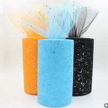 5 шт./лот, сверкающее Тюлевое платье в рулоне 6 дюймов* 100 ярдов, блестящее Тюлевое платье в рулоне 100, свадебное платье, детское платье-пачка, украшение