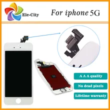 AAA Quality For Apple iPhone 5S 5G 5C LCD Display with Touch Screen Digitizer Assembly Replacement black original+screen film