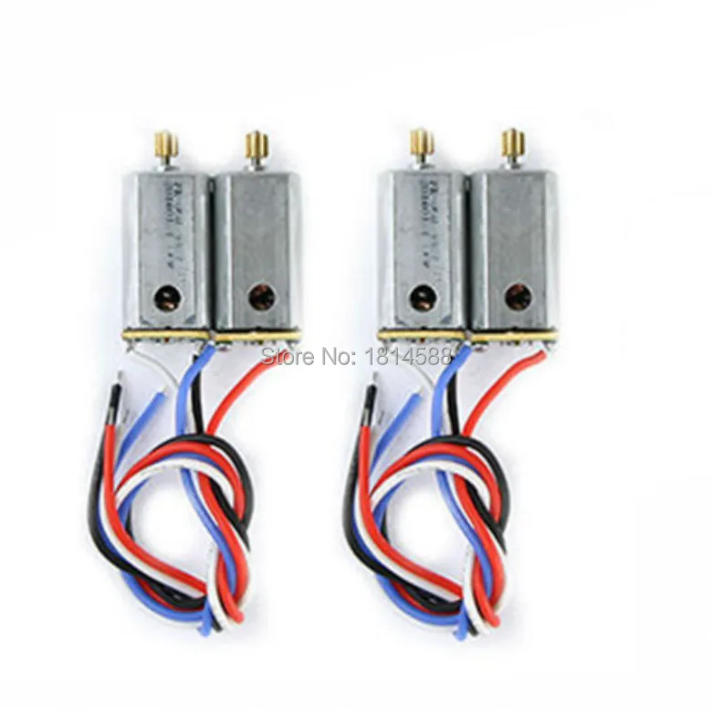 

4pcs X101-8-33 Original Motor Spare Parts for MJX RC Quadcopter Drone Airplanes Accessories(2 X CW + 2 X CCW)