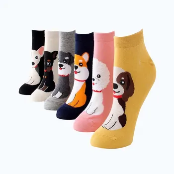 

Recommend !! women cartoon sock spring summer and autumn colorful animal cotton socks women's and lady funny short sock