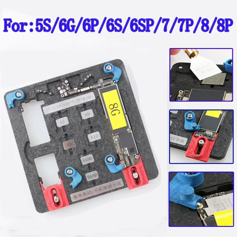 Newest Circuit Board PCB Holder Jig Fixture Work Station For IPhone 8 7 6SP 5S Logic