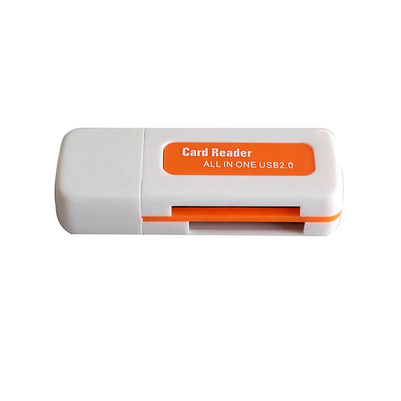 1 шт. Новый USB 2,0 4 в 1 памяти Multi card reader для M2 SD SDHC DV Micro SD карты памяти 480 Мбит/с Micro SD Card reader для USB 2,0