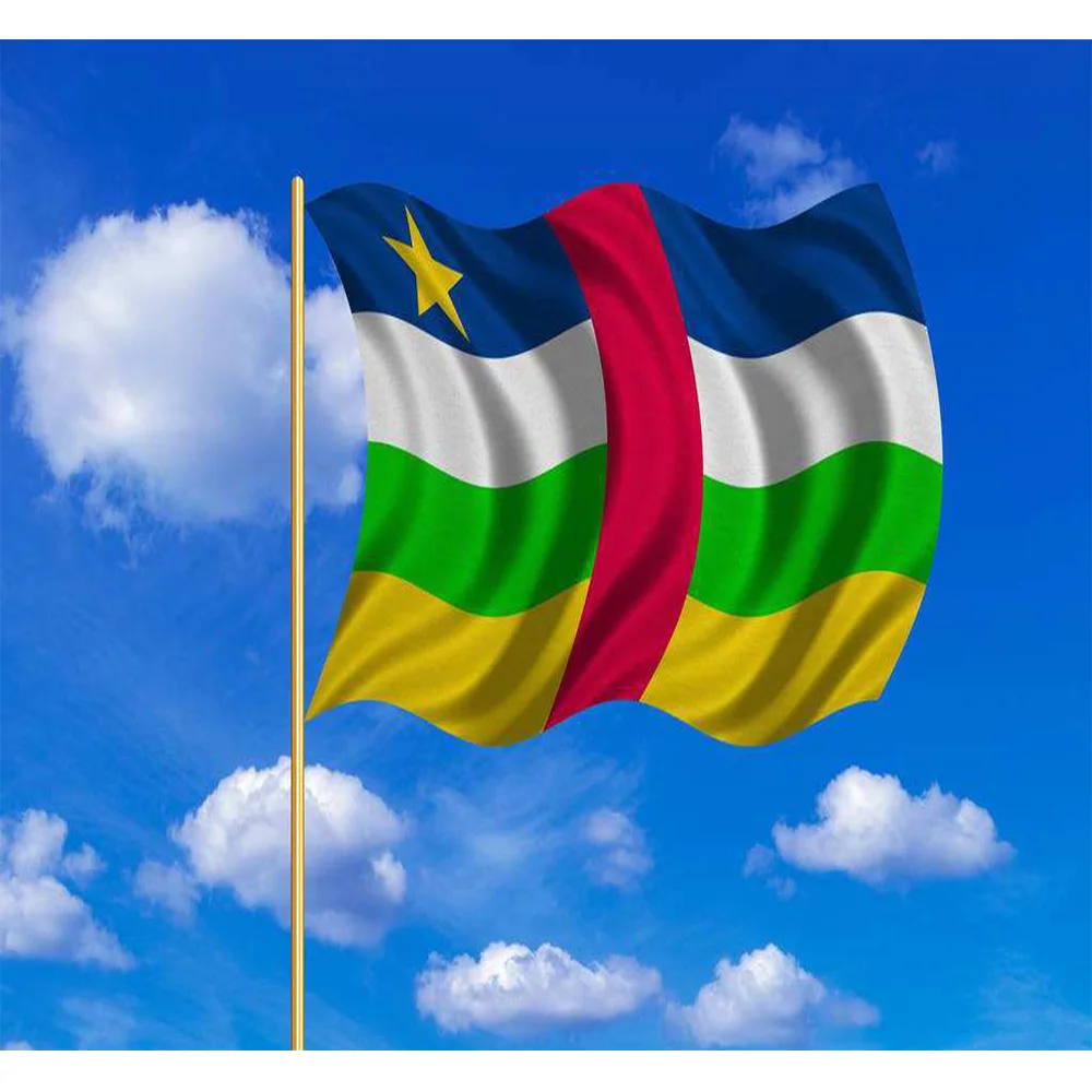 The good quality flag of Central African Republic (CF) Polyester Flag 5