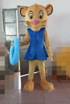 

Free delivery high quality adult lion mascot costume