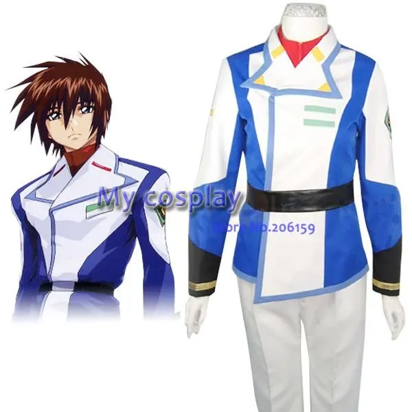 Gundam Seed Destiny Kira Yamato Uniform Cosplay Costume Men Spring