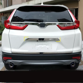 

Exterior ABS 1 Piece Rear Tail Trunk Lid Protector Moulding Trim For Honda CR-V CRV 2017 2018