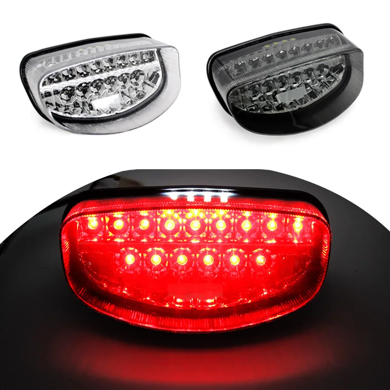 Nuoxintr Motorcycle Brake Light Motorcross Taillight  LED Brake Turn Signal For Honda CBR1100XX HORNET 600