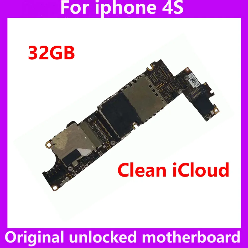 Оригинальная материнская плата для iphone 4S установка IOS системная логическая 32 Гб