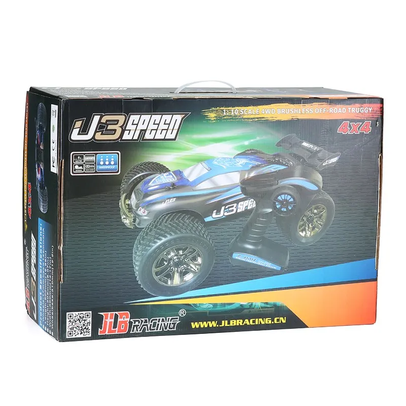 JLB гоночный 1/10 J3 скорость 120A 4WD 2,4 GHZ Truggy RC автомобиль RTR с передатчиком для детей подарок интеллект подарки