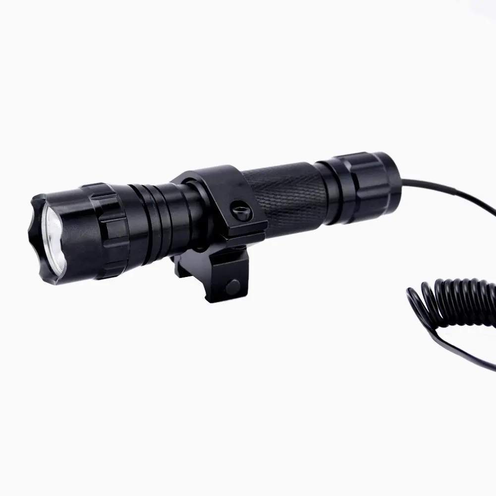 1 Pcs Aluminum 501B 5Mode XML T6 LED Tactical Flashlight Flash Lamp Torch Light Lantern with Pressure Switch Controller | Освещение