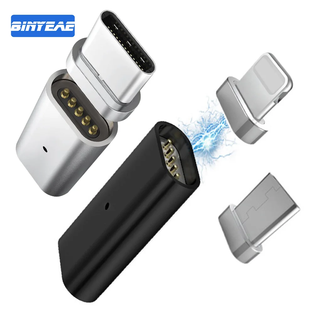 

Magnetic USB Micro Female to Type C Micro Male USB-C Android Magnet Phone Adapter For iphone 8 samsung galaxy s9 s8 mi 8 lg g6
