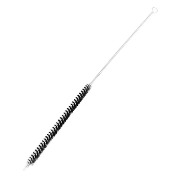 

10 Pcs 4.5mm Dia Chemistry Test Tube Bottle Nylon Washing Brush Black