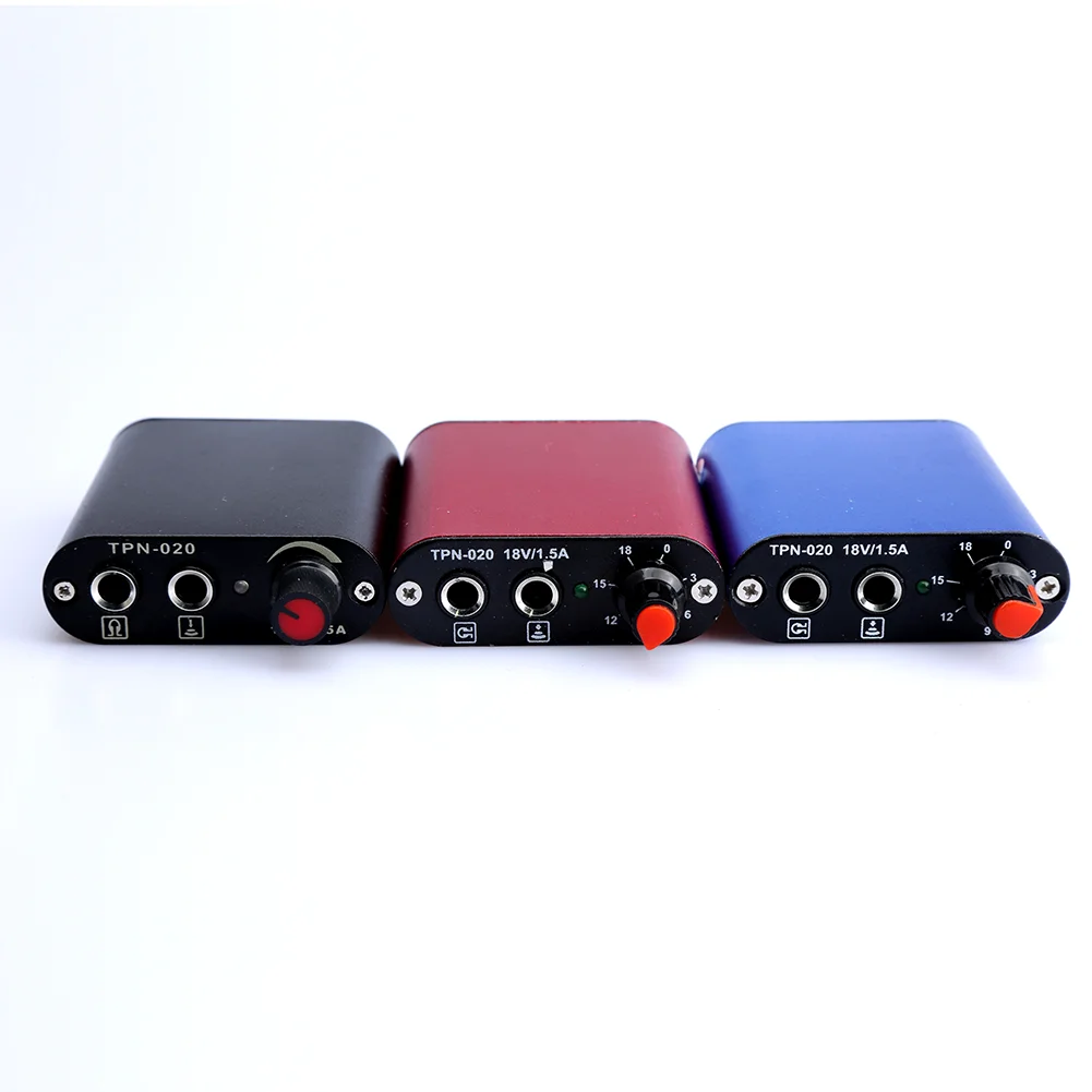 Phoenixy 3 Colors Professional Tattoo Power Box Mini Tattoo Power Supply For Tattoo Machine-in
