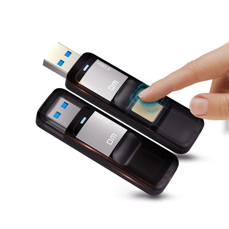  DM PD061 USB3.0 32GB 64GB U Disk Storage Device USB Flash Drive Pen Drive with Fingerprint Encrypti
