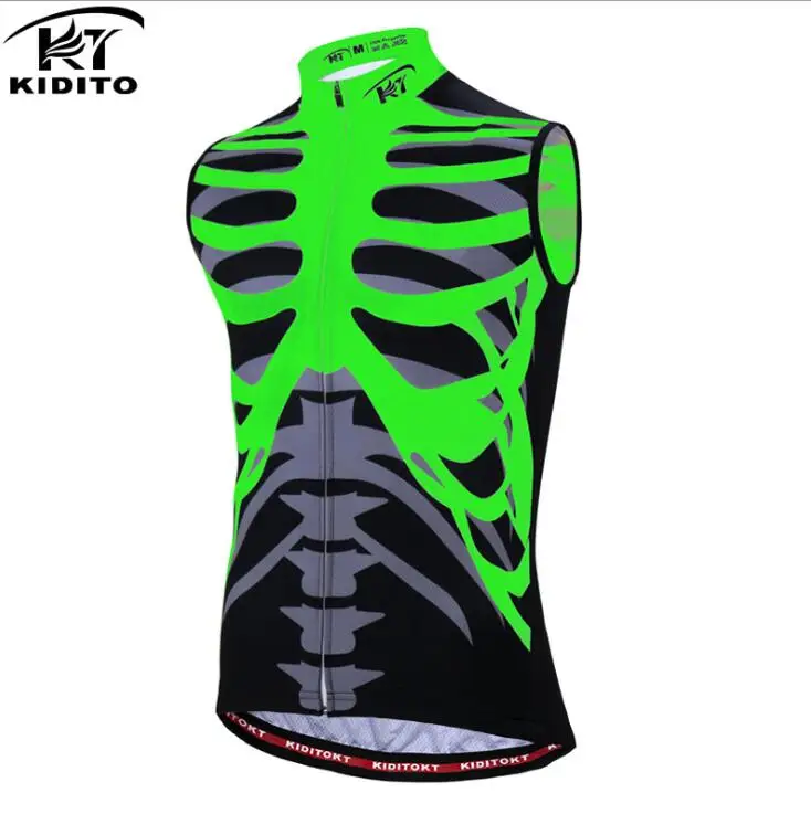 Cycling Jersey only KIDITOKT велосипедная майка быстросохнущая без рукавов жилет для велоспорта дышащая мужская Спортивная одежда для бега топы для велоспорта Ropa Ciclismo Джерси - Цвет: Cycling Jersey only