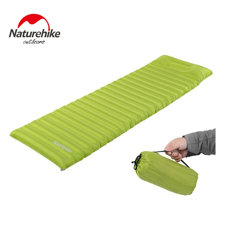 Best  Naturehike mattress super light inflatable fast filling air bag with pillow innovative sleeping pad