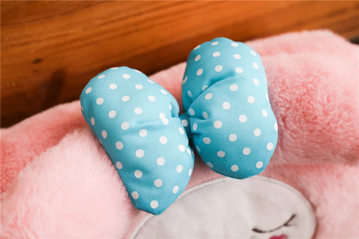 Birthday Gift Cute Rabbit Cartoon Plush Toys Hand Warmer Cartoon Animals Soft Hand Hold Warm Plush Cotton Cushion Pillow