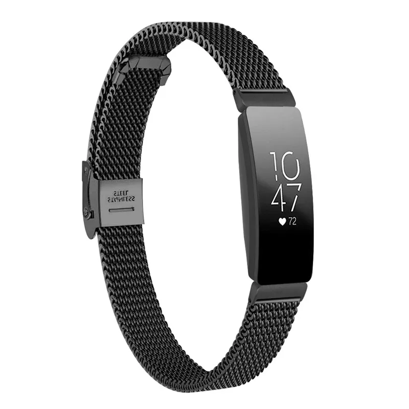 50 шт. нержавеющая сталь ремешки для часов для Fitbit Inspire/Inspire HR Миланского группа регулируемый браслет аксессуары часов