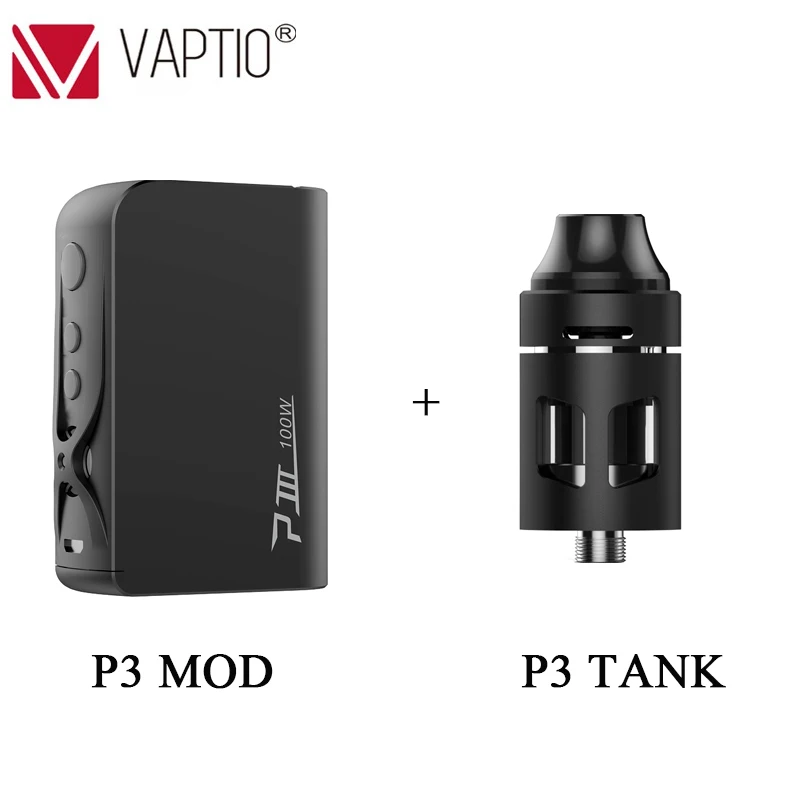 

vape mod Vaptio P3 Mod built-in 3000mAh super high capacity battery with 30~100W output power Electronic cigarette kit