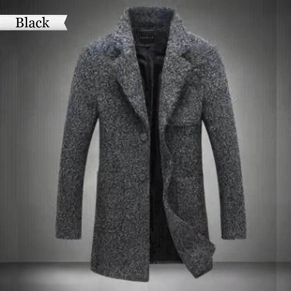 New Arrival Long Woollen overcoat For Men Winter Fashion Trench Coat Thicken Male Jacket Coat Plus Size New Arrival Long Woollen overcoat For Men Winter Fashion Trench Coat Thicken Male Jacket Coat Plus Size