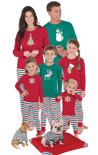 Family Matching Outfits Adult Children Christmas Nightwear Pajamas Family Matching Outfits Adult Children Christmas Nightwear Pajamas Sets Men Women Baby Cotton Soft Print Sleepwear - Family Matching Outfits Adult Children Christmas Nightwear Pajamas