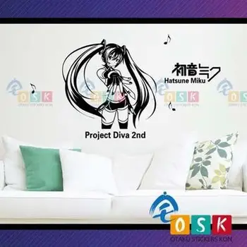

Hatsune Miku Vinyl Wall Stickers Decal Decor Home Decoration Anime Cartoon Car Sticker