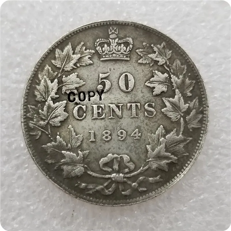 1872 18 10 14 Canada 50 Cents Half Dollar Copy Coins Non Currency Coins Aliexpress