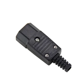 

Black IEC-320 C14 Male Plug AC Power Inlet Socket Connector 250V 10A SGA998