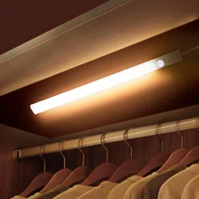 30 40 50 cm światła podszawkowe LED z czujnikiem ruchu PIR DC 12 V LED Bar światła twardy pasek światła do szafy sypialnia kuchnia