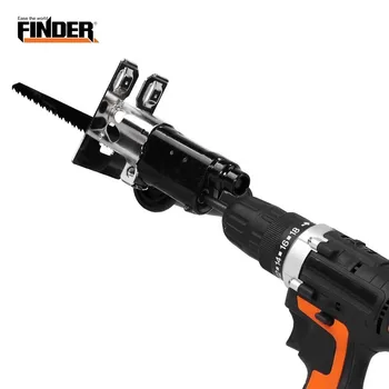 

Reciprocating Saw Attachment Adapter Change Into Electric Drill Set For Wood Metal Household Power Tool Woodworking Cutting