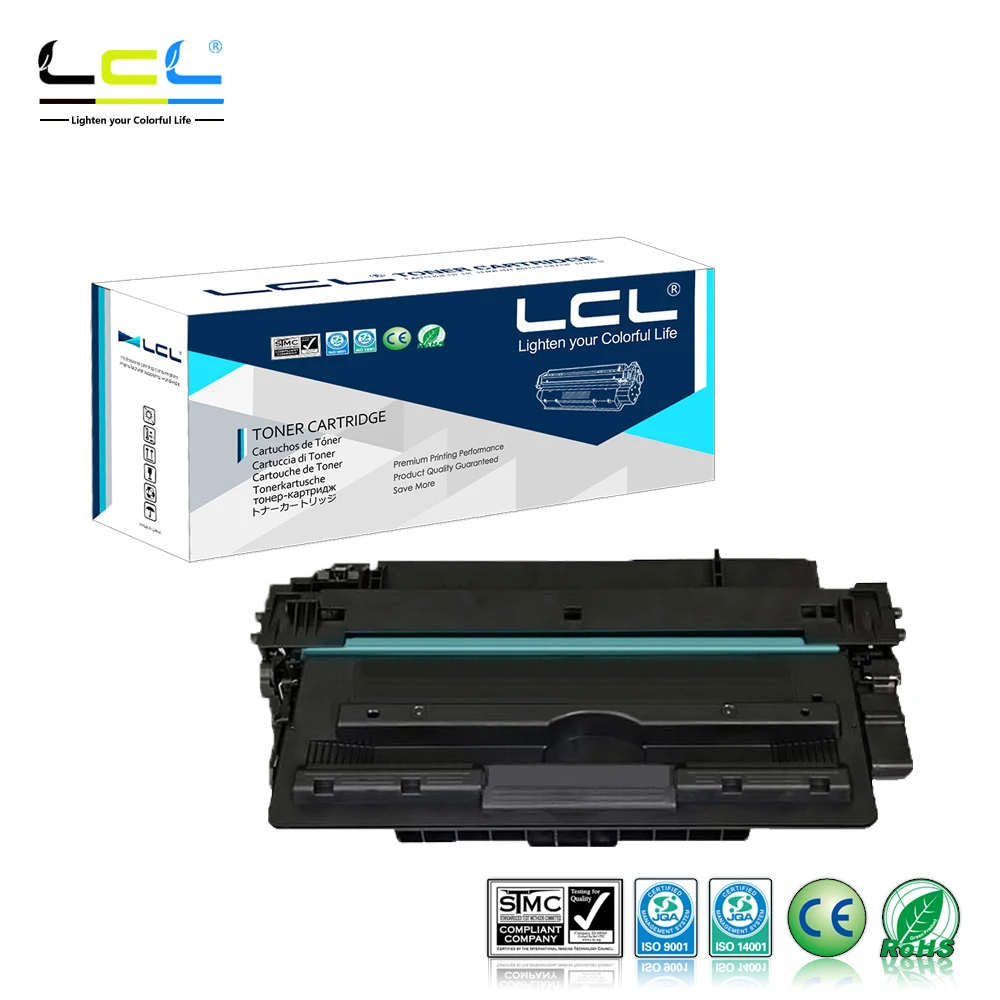 

LCL 14A 14X CF214A CF214X 17000 Pages (1-Pack Black) Toner Cartridge Compatible for HP LaserJet Enterprise 700/M712dn/M712xh/M72