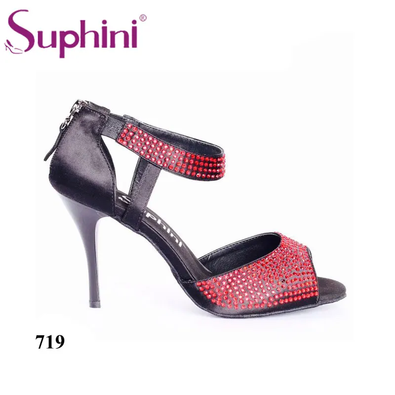 

Diamante Woman Slim High Heel Dance Shoes for Tango
