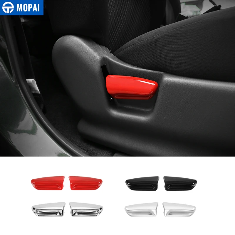 

MOPAI ABS Car Interior Seats Adjustment Handle Decoration Cover Stickers for SUZUKI Jimny 2007 Up Car Accessories Styling