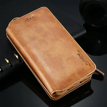 FLOVEME Classical Leather Wallet Case For iPhone 11 Pro Max XR X XS Max 8 7 6 6s Plus 5S Cases Retro Full Protective Pouch Cover 2