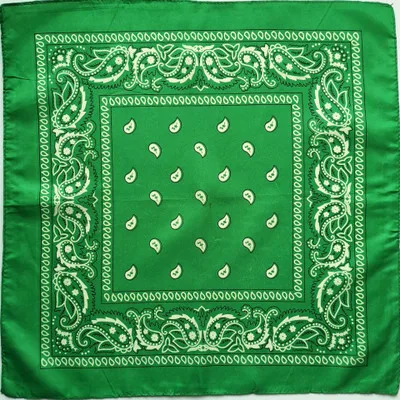 Polyester paisley Square Punk Hip Hop Bandana Neckerchief Headwear/Hair Band Scarf Neck Wrist Wrap Band Headtie for Men best scarves for men Scarves