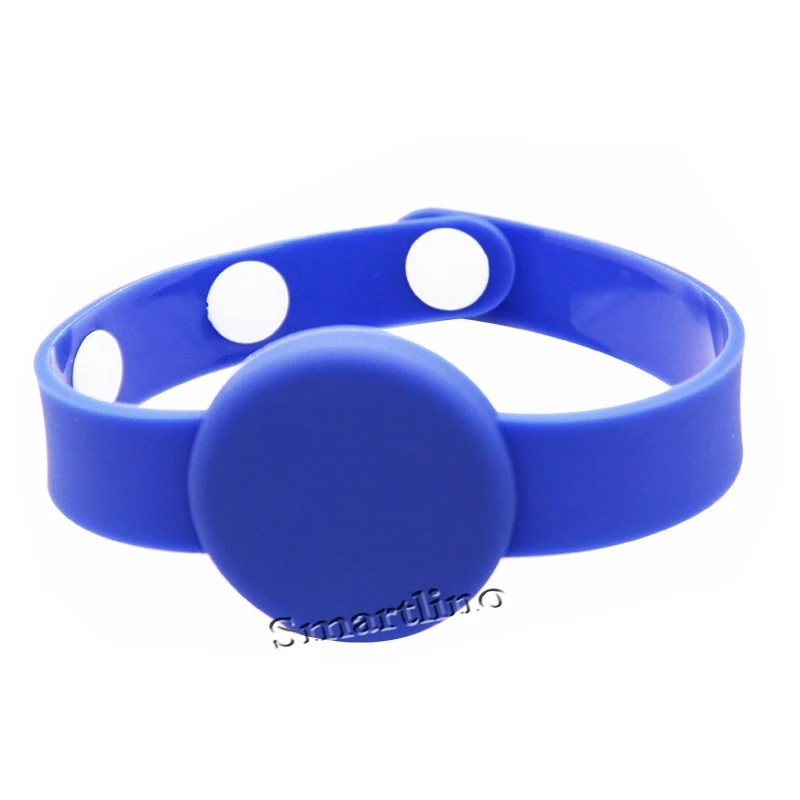 100PCS/Lot Adjustable Waterproof 125KHZ RFID PVC Bracelet With TK4100