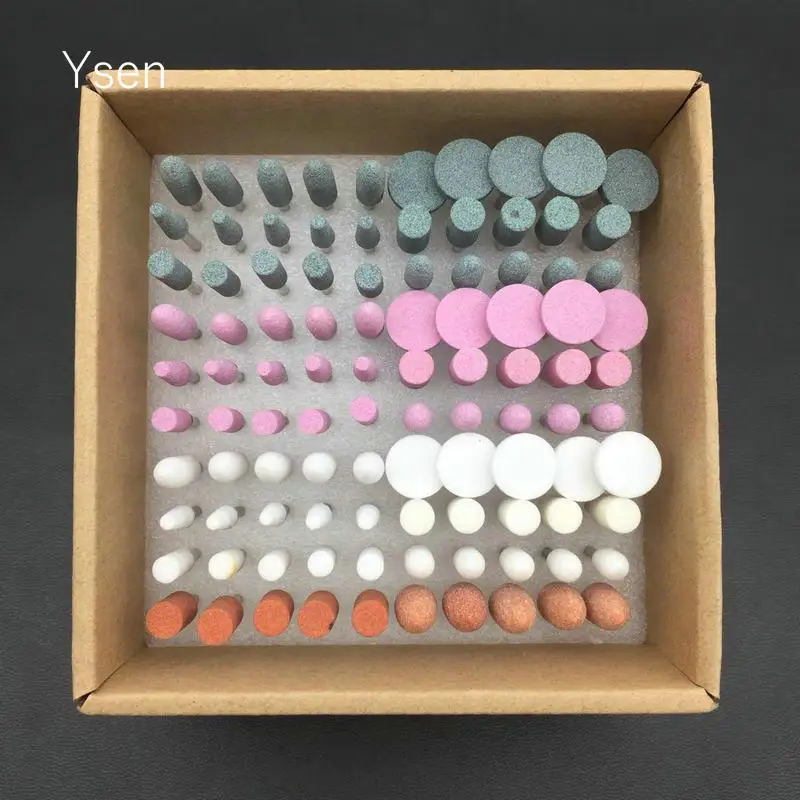 

100PC Ceramic Stone Nail Drill Bits Electric Mills Cutter For Manicure Machine Nail Drill Accessories Pedicure Nail Tools