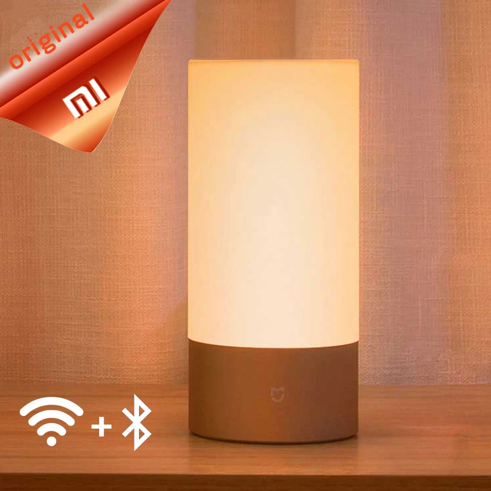 Прикроватная лампа Xiaomi Mijia Mi Yeelight настольная смарт для помещения 16 миллионов RGB