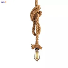 IWHD Loft Style Vintage Pendant Lights Fixtures Dinning Room Bar Edison Rope Lamp Industrial Light Hanglamp Lamparas Colgantes iwhd loft style vintage pendant lights fixtures dinning room bar edison rope lamp industrial light hanglamp lamparas colgantes
