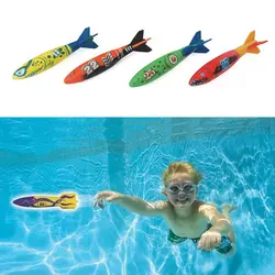 Открытый бассейн бросить доставить Запуск glide игрушка торпеды 4 в 1 комплект Лето играть воды дайв-игрушка B41003