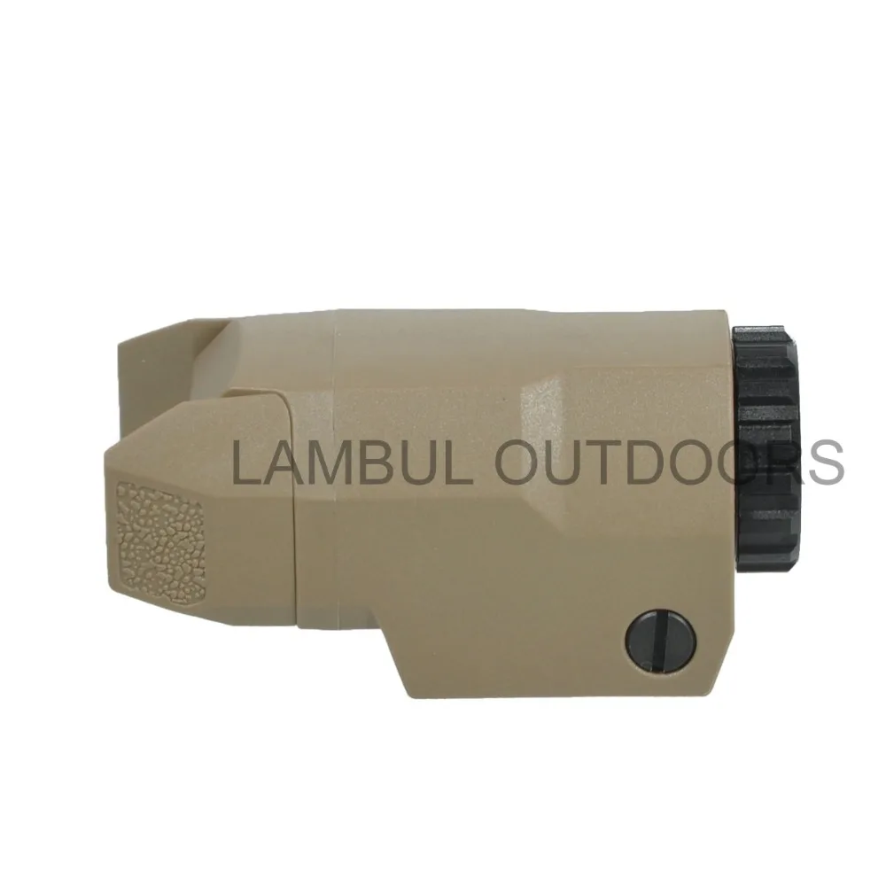 Lambul Compacto Tático Pistola Aple Luz Constante - Momentânea Strobe Lanterna Led Branca Caber 17 19 21 Glock 20mm Ferroviário Apl 3 Luzes de armas