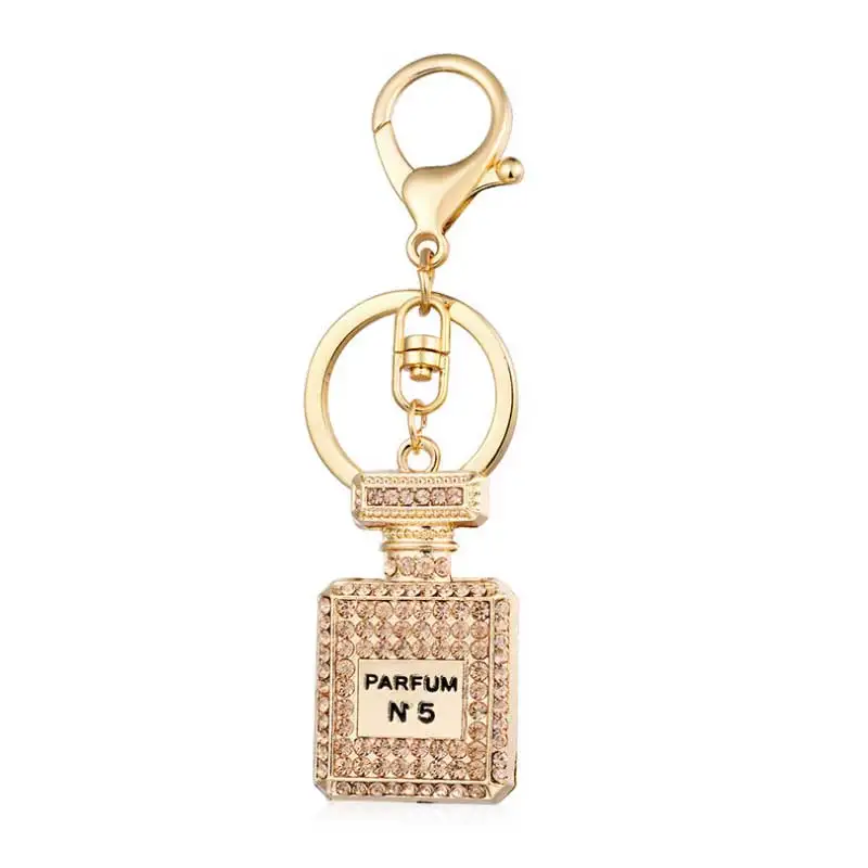 PARFUM N5 KeyChain High quality 3 color full rhinestone perfume bottle key chain woman bag hanging ornaments PARFUM N5 KeyChain High quality 3 color full rhinestone perfume bottle key chain woman bag hanging ornaments
