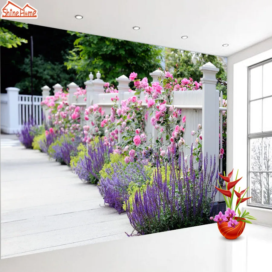Online Get Cheap Romantic Floral Wallpaper Aliexpresscom