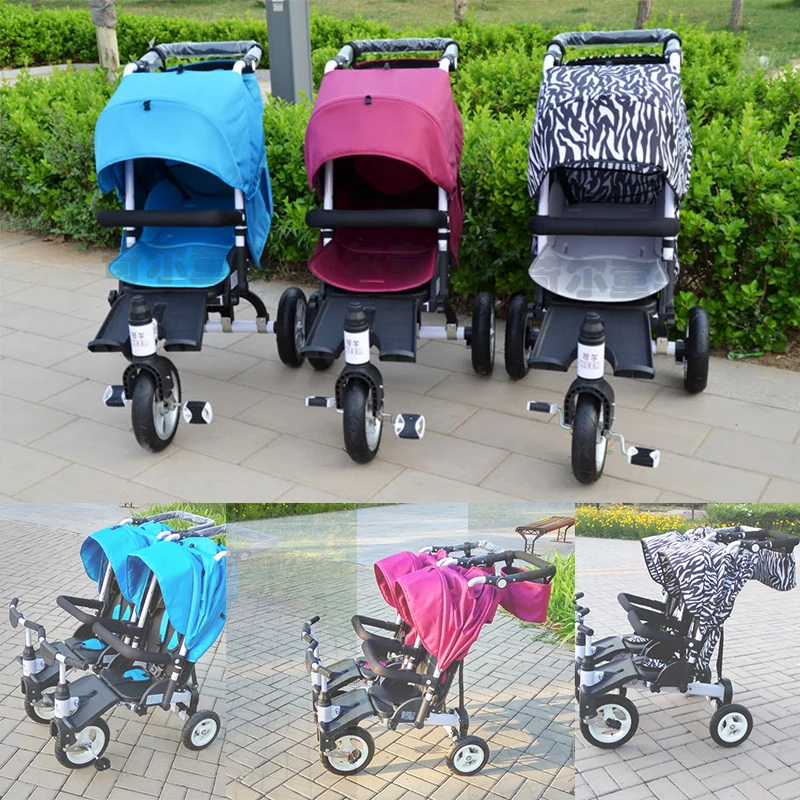 KEER children baby Multifunction tricycle single twins bike bicycle sit lie ride push baby tricycle 3