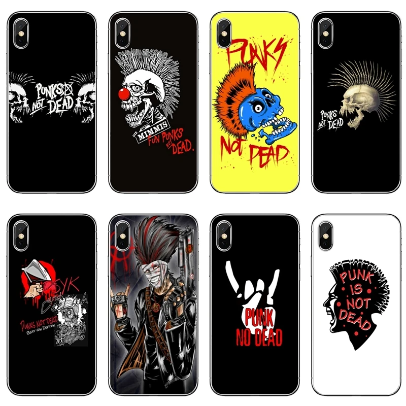 

Punks not dead For Huawei Honor 10 9 Lite 8 8C 8X 7C 7X 7A 6C pro 6 Play 6X 6A 5A LYO-L21 V8 V10 case Soft phone cover cases