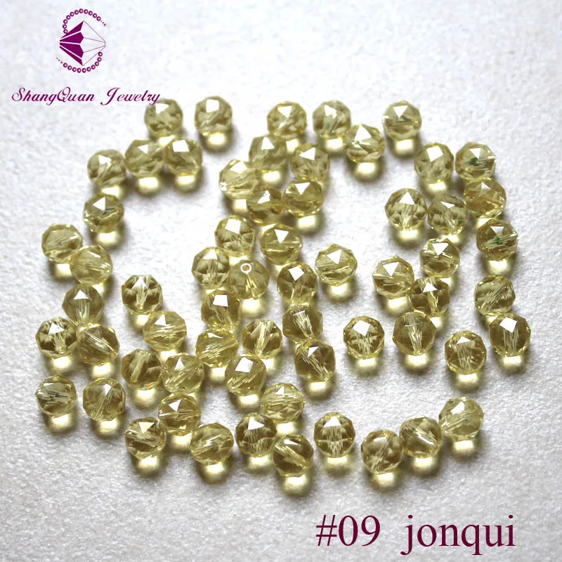 Граненые бусины из хрустального стекла 6 мм 100 шт.|beads loose|crystal glass beadsglass beads |