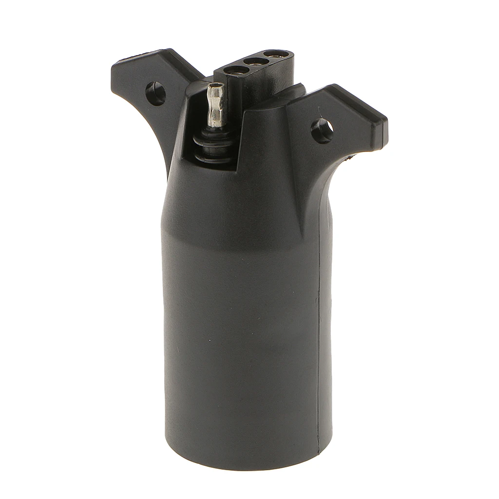 7 Ways Round to 4 Ways Pin Flat Trailer Adapter Plug Connector Converter 7 Ways Round to 4 Ways Pin Flat Trailer Adapter Plug Connector Converter